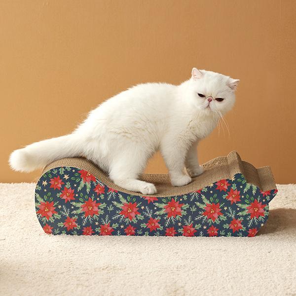 ごろん猫の爪とぎ　ナチュラル　季節限定柄 