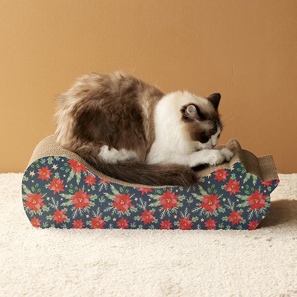 ごろん猫の爪とぎ　ナチュラル　季節限定柄 