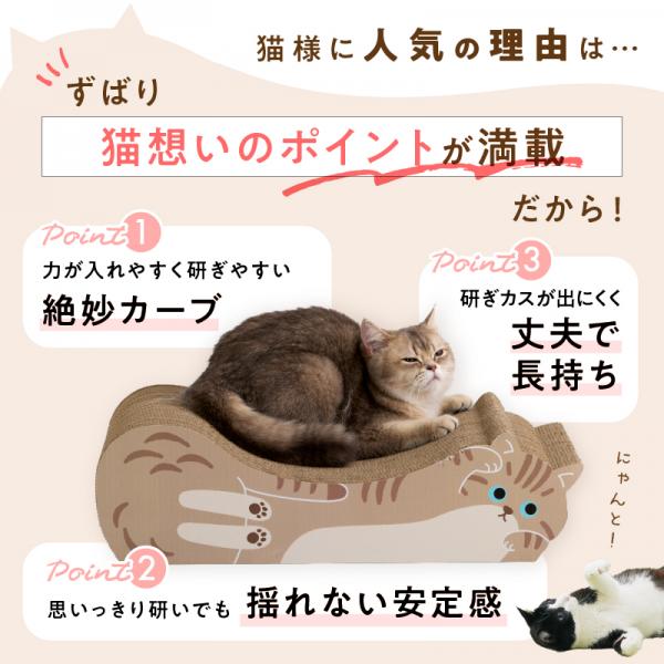 ごろん猫の爪とぎ 