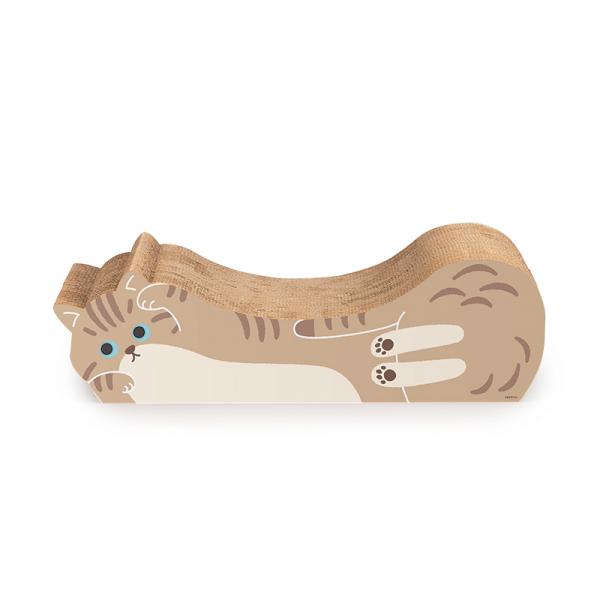 【募金付き】ごろん猫の爪とぎ キジトラ