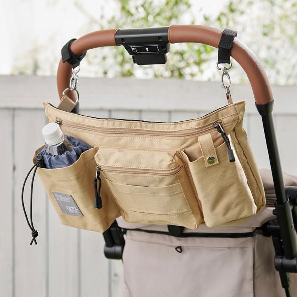 ＯＳＡＭＰＯ　はっ水ポリボディバッグ 付属のベルトを使ってカートに取り付けできます。