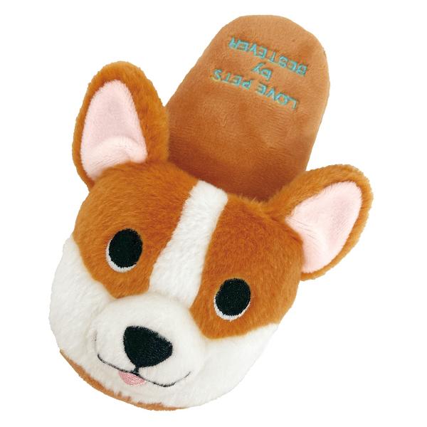 わんこのおもちゃ　スリッパ コーギー
