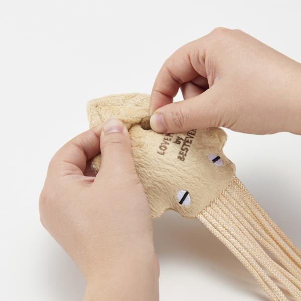 イカの一夜干し トイ ヒレ部分におやつポケット付き。