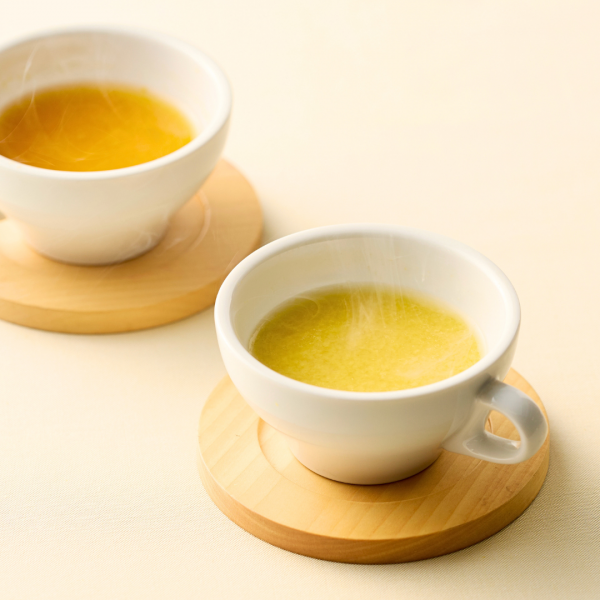 ヘルシーアニマルズ たもぎ　ふりかけポタージュ 人肌程度に冷まして、ワンちゃんへお与えください。