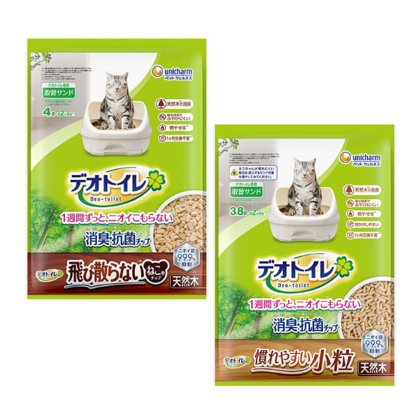デオトイレ消臭・抗菌チップ 