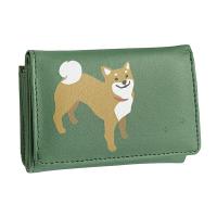 ミニ財布（三つ折り）柴犬