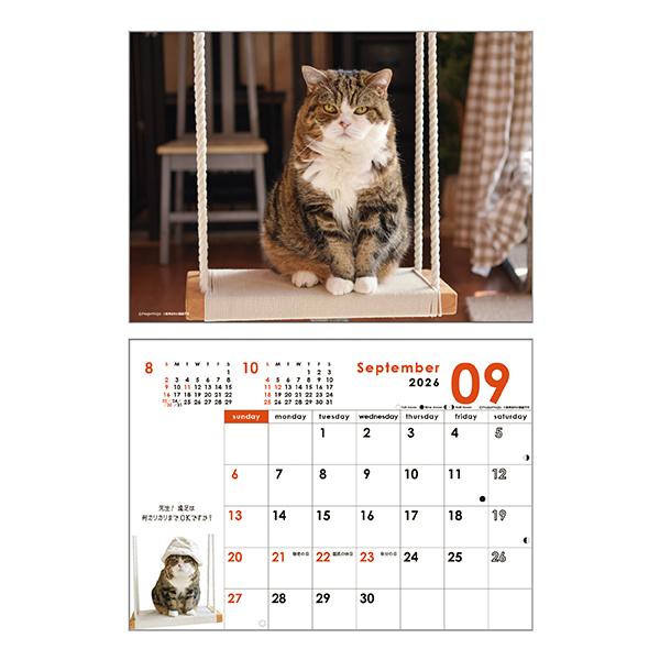 まるちゃんカレンダー２０２６ 卓上・中面
