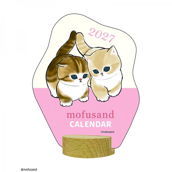 ダイカット卓上カレンダー　ｍｏｆｕｓａｎｄ２０２７ 表紙