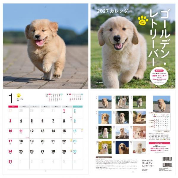 ＤＯＧカレンダー２０２７ ゴールデン