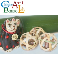 竹芸家が作った猫おもちゃ