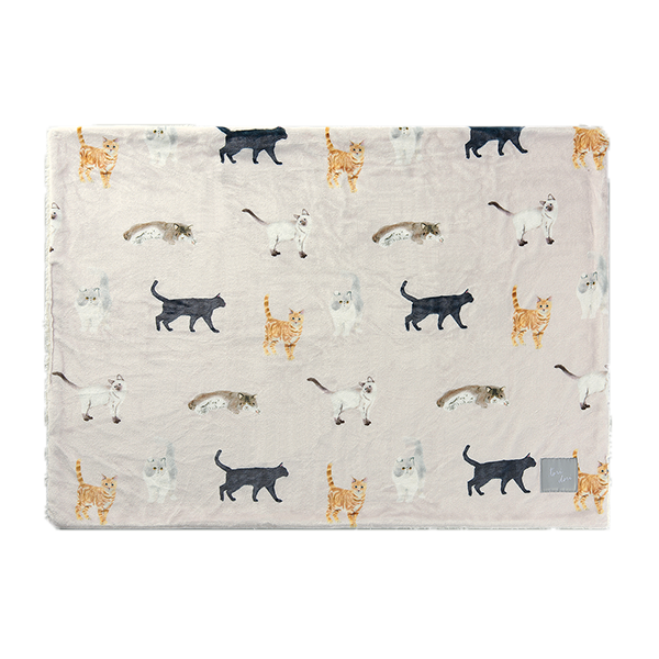 デジプリブランケット　猫 メニーキャット