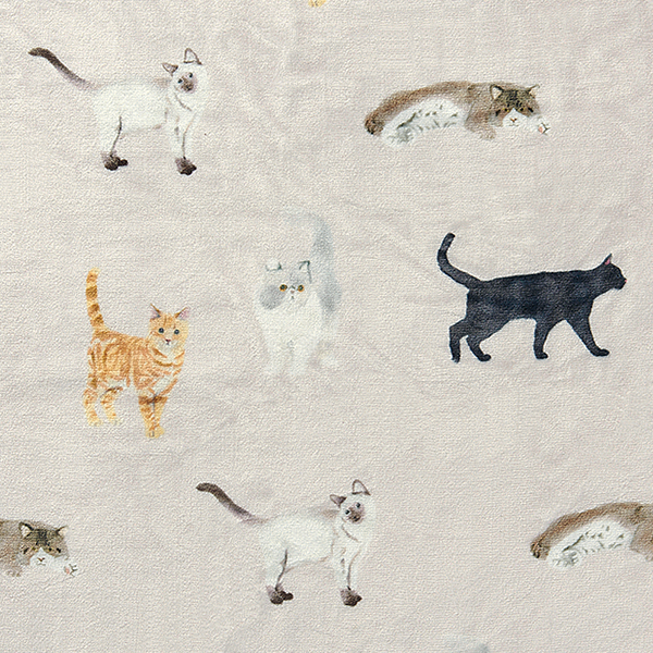 デジプリブランケット　猫 メニーキャット