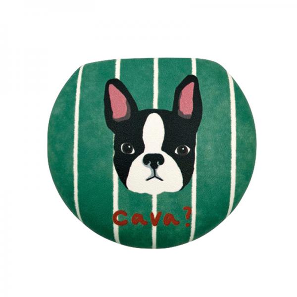 ウワウワドッグ マルシェ合皮 アクセサリーケース／フレブルストライプ