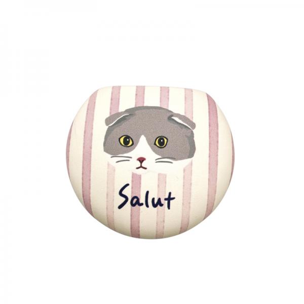 ミャウ マルシェ合皮 アクセサリーケース・ピンク