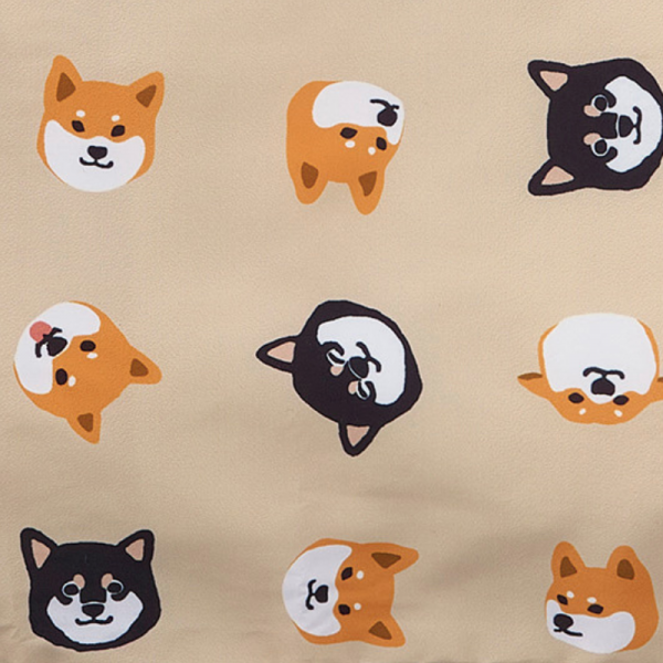 ＰＡＬエコバッグ　犬 しばともフェイス ベージュ