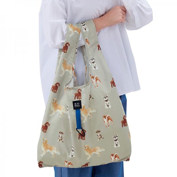 ＰＡＬエコバッグ　犬 メニードッグ カーキ