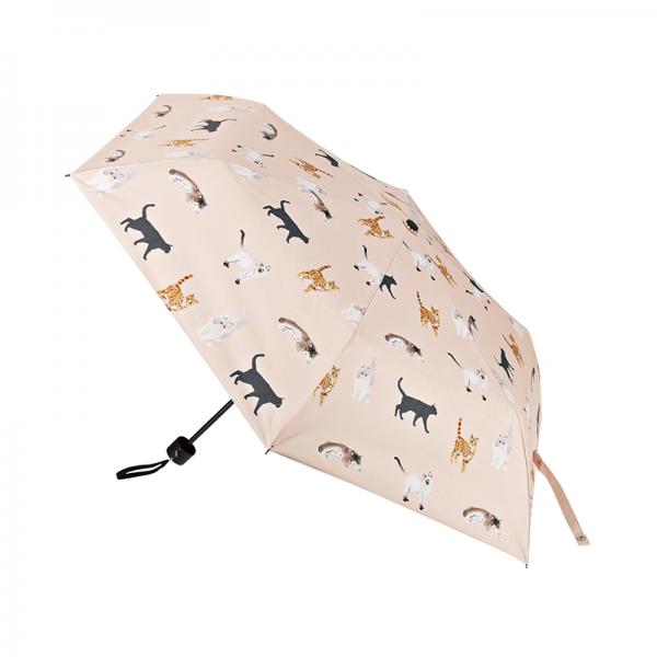 折りたたみ傘　猫 メニーキャット