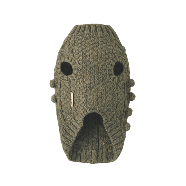 TINOTITO（ティノティート）　ポコポコナチュラルニット カーキ