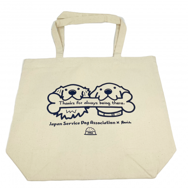 ＪＳＤＡチャリティ　トートバッグＬ　ボーン ナチュラル