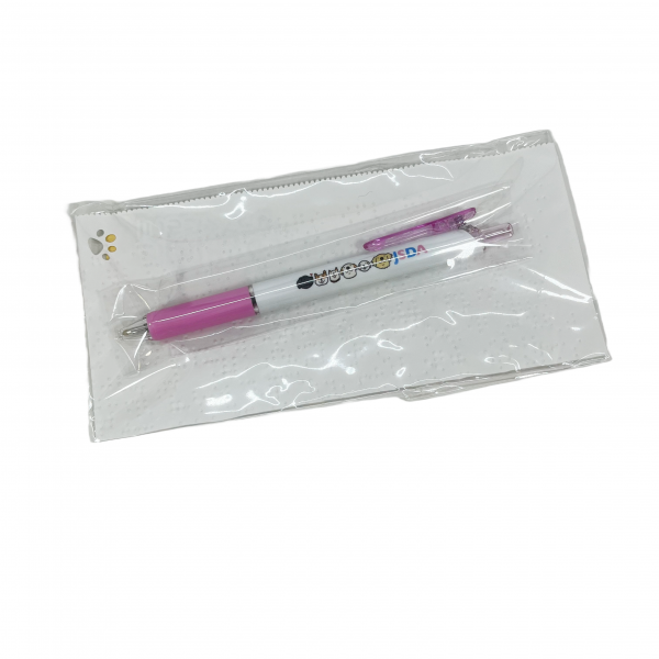 ＪＳＤＡチャリティ　ボールペン　みーんないっしょ 点字を活かしたかわいいラッピングでお届け。