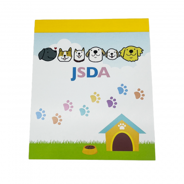 ＪＳＤＡチャリティ　メモ帳　みーんないっしょ 