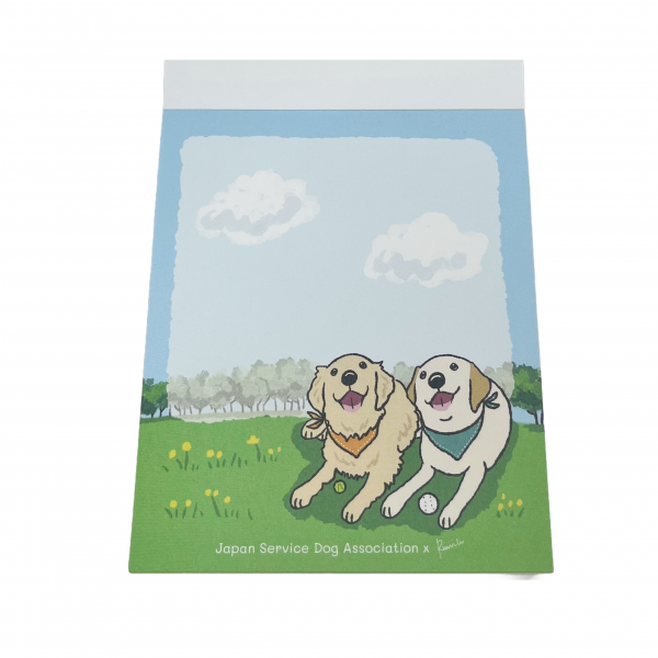 ＪＳＤＡチャリティ　メモ帳　ほのぼの 中側