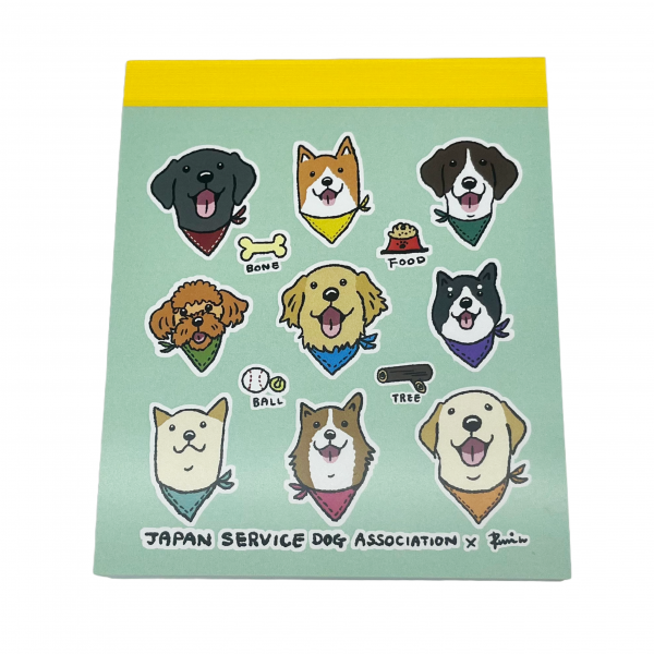 ＪＳＤＡチャリティ　メモ帳　ともだち 