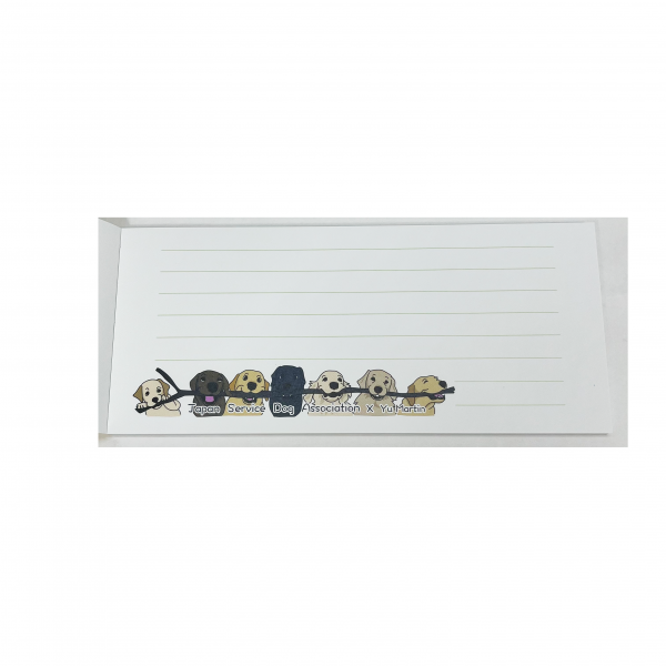 ＪＳＤＡチャリティ　一筆箋　あそぼう 中側