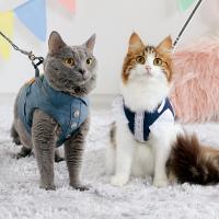 おめかしＣＡＴハーネス　デニム