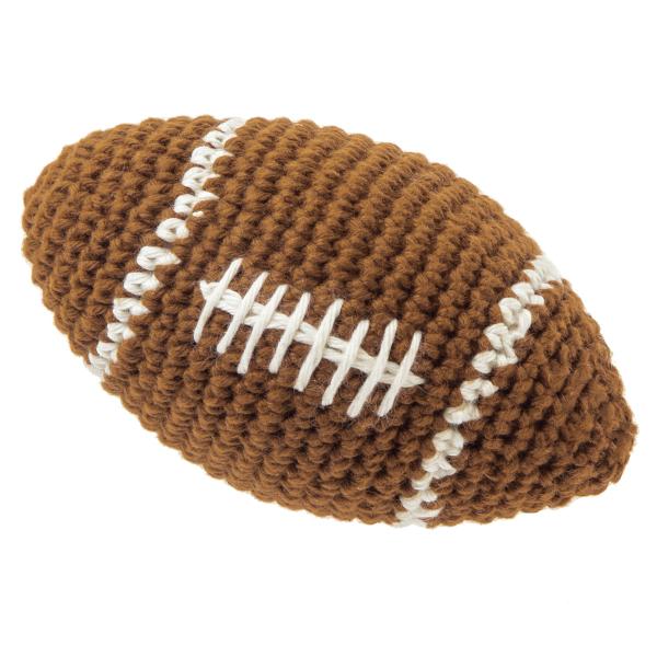 ハンドメイド・ニットトイ ラグビーボール