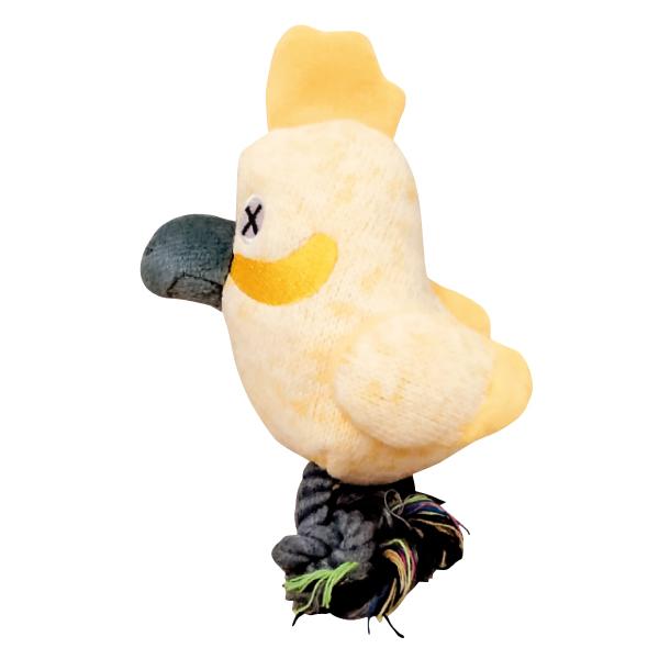 プラッシュバードトイ・ウィズロープ パロット