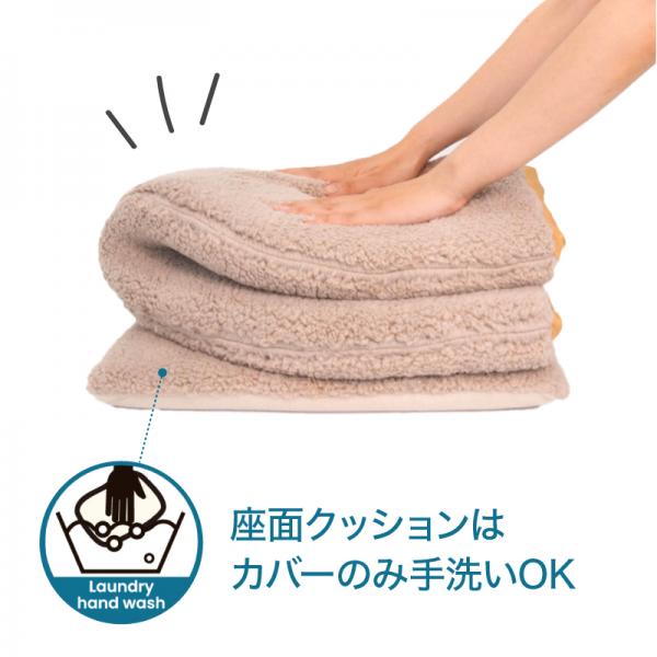 ふんわりかまくらベッド 使わないときは畳んでお片付けできます