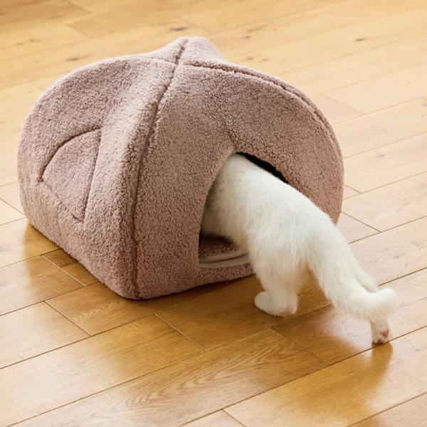 ふんわりかまくらベッド グレージュ