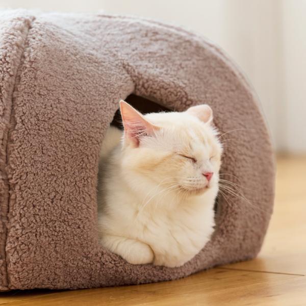 ふんわりかまくらベッド グレージュ