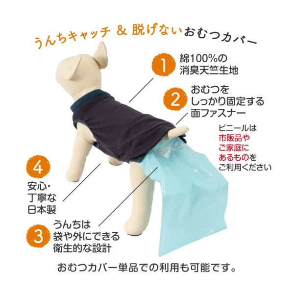 うんちキャッチおむつカバープーぱんつ（Ｒ） 