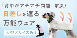 【犬用ペットウェア】暑い日のお散歩の強い味方！日差しを反射する万能ウェア