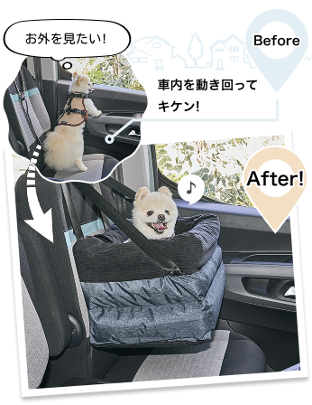 座ったまま景色が見えるドライブボックス（旧：ソファボックス