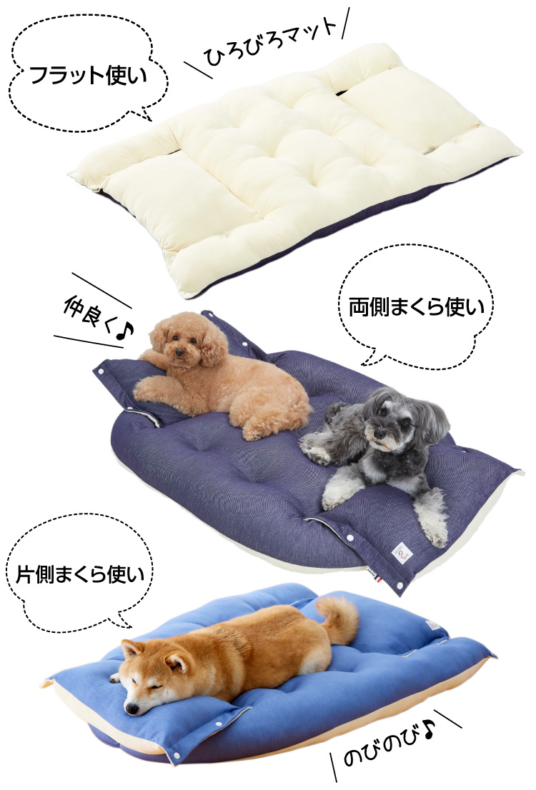 Sippole 3WAYもちふわクッション｜ ペット用品の通販サイト