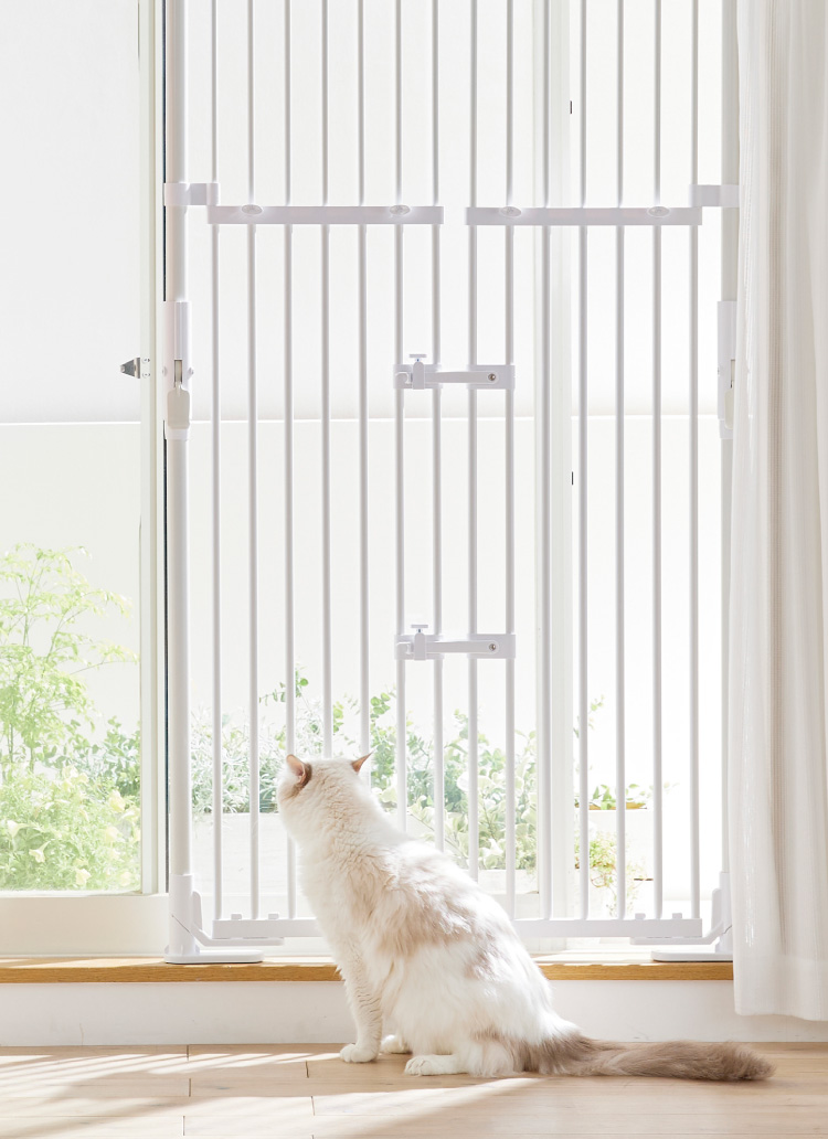 のぼれんニャン バリアフリーⅢ 猫 脱走防止 フェンス 3 ホワイト Amazon.co.jp: PET SELECT (ペットセレクト) のぼれんニャン