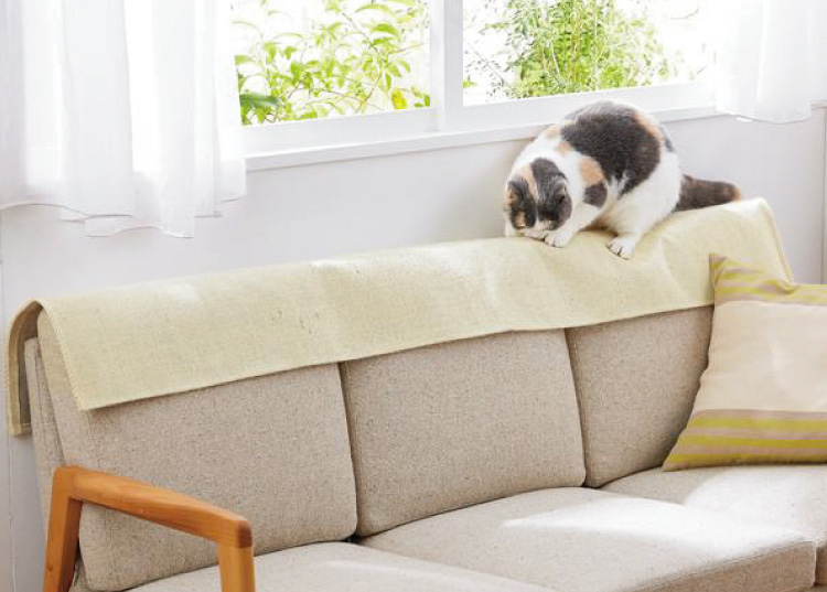 どこでも爪とぎマット 猫用麻製爪とぎ 引っ掻き対策 ペット用品の通販サイト ペピイ Peppy