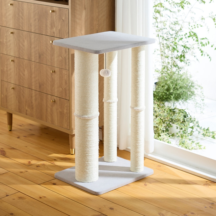キャットスクラッチポール (爪とぎタワー 高さ85cm)｜ ペット