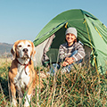 犬と一緒にキャンプ場に行く時の注意点やおすすめの持ち物は？