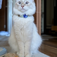 カラフルボタン迷子札